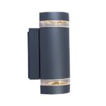 Φωτιστικό Lutec Focus GU10 Επίτοιχο Εξωτερικού Χώρου από Αλουμίνιο Διπλής Δέσμης