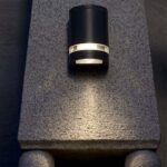 Επίτοιχο Φωτιστικό Lutec Focus Εξωτερικού Χώρου Στεγανό GU10 από Χυτό Αλουμίνιο Ανθρακί