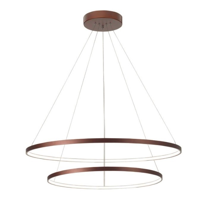 Φωτιστικό led κρεμαστό - μοντέρνο - 2 Rings - ρυθμιζόμενο σχήμα - Ferrol - Nova Luce