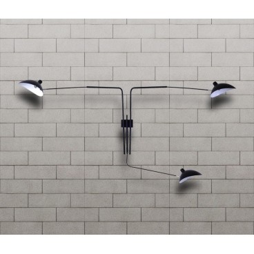 Luma Επιτοίχιο Τρίφωτο Φωτιστικό