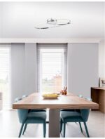 ΦΩΤΙΣΤΙΚΟ ΟΡΟΦΗΣ LED VIAREGGIO CHROME ΤΗΣ ΕΤΑΙΡΕΙΑΣ NOVA LUCE