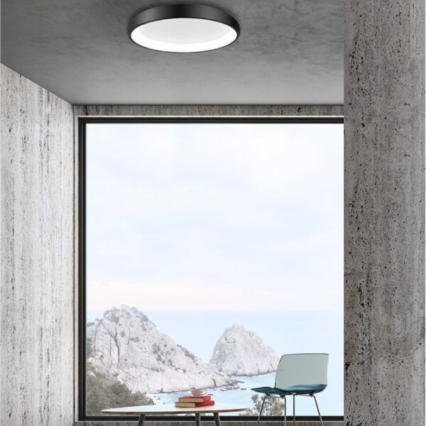 Φωτιστικό οροφής led - δυνατότητα ντιμαρίσματος - D 61 - black - Albi - Nova Luce