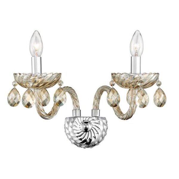 Απλίκα τοίχου - κλασσική - δύο φώτα - Zeno - Nova Luce