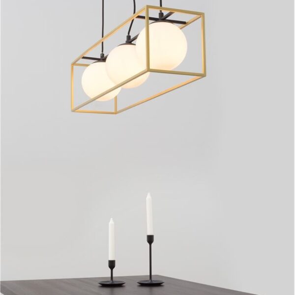 Φωτιστικό κρεμαστό μοντέρνο-μέταλλο και γυαλί- Juliet Nova Luce