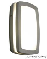 Επίτοιχο Στεγανό Φωτιστικό Lutec Seine Εξωτερικού Χώρου από Χυτό Αλουμίνιο Μοντέρνο