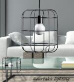 Μοντέρνο φωτιστικό industrial μεταλλικό_Luma