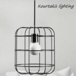 Μοντέρνο φωτιστικό industrial μεταλλικό_Luma