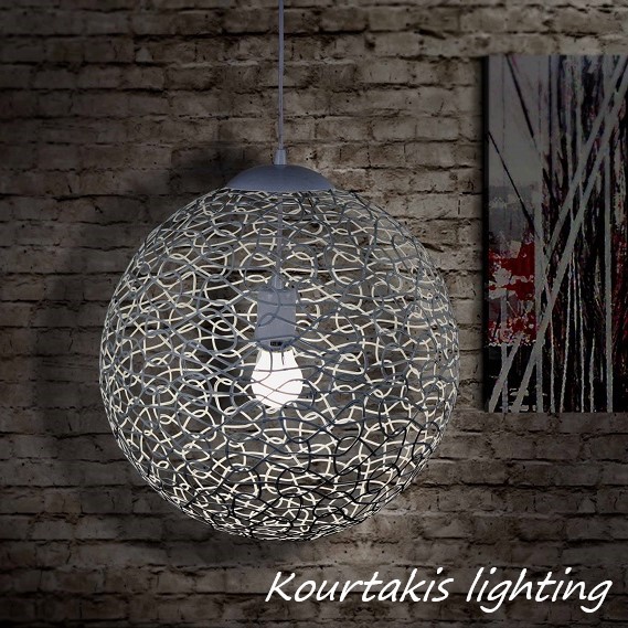 Luma Μοντέρνα Κρεμαστή Μπάλα Με Πλέγμα