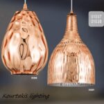 φωτιστικό γυάλινο μονόφωτο κρεμαστό μοντέρνο Luma