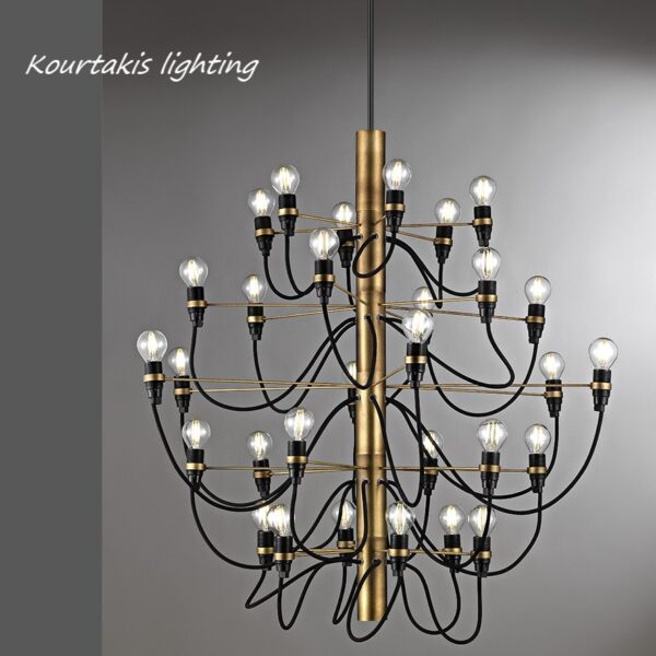 luma πολύφωτο κρεμαστό μεταλλικό μοντέρνο