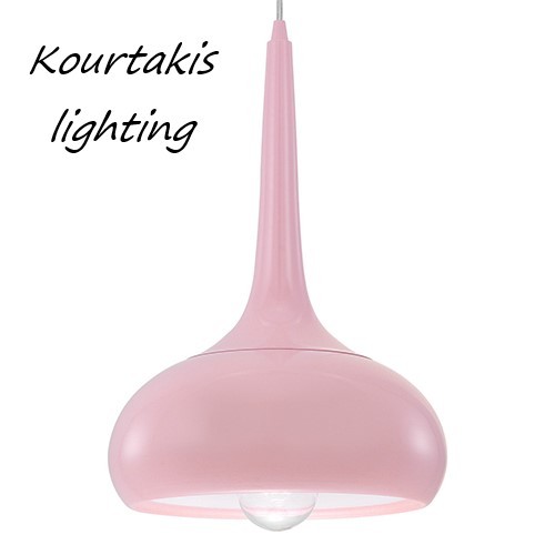 Κρεμαστό μονόφωτο μεταλλικό φωτιστικό_Luma