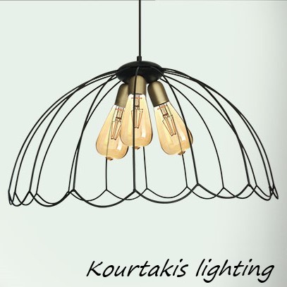 φωτιστικό μεταλλικό κρεμαστό μοντέρνο luma