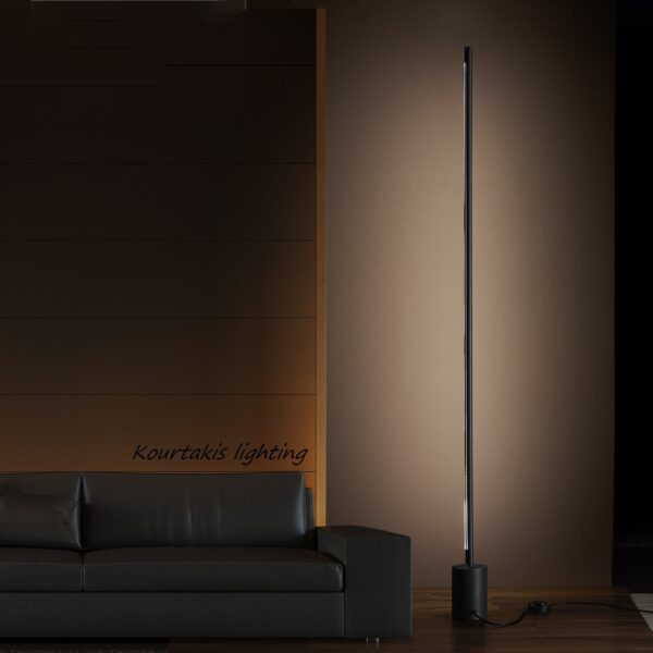 φωτιστικό led μεταλλικό δαπέδου luma