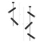 φωτιστικό spot μεταλλικό κρεμαστό μοντέρνο_δίφωτο_luma