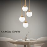 luma φωτιστικό μεταλλικό τετράφωτο οροφής