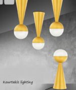 φωτιστικό οροφής μοντέρνο-μέταλλο και γυαλί_μονόφωτο luma