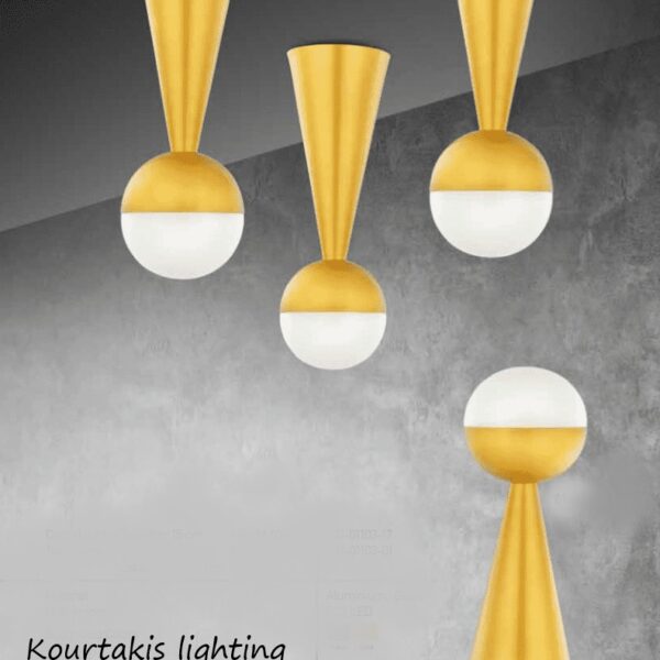 φωτιστικό οροφής μοντέρνο-μέταλλο και γυαλί_μονόφωτο luma