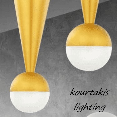 φωτιστικό οροφής μοντέρνο-μέταλλο και γυαλί_μονόφωτο luma