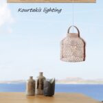 φωτιστικό από μπαμπού διακοσμημένο με δερμάτινα στοιχεία_κρεμαστό μονόφωτο_luma