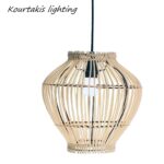 φωτιστικό από ραττάν_κρεμαστό μονόφωτο_luma