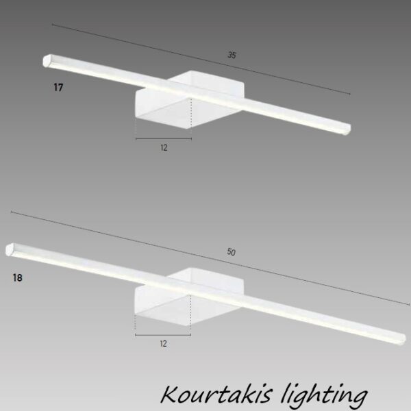 led φωτιστικό τοίχου μεταλλικό_luma