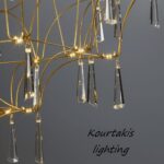 φωτιστικό led κρεμαστό-μέταλλο και γυαλί - goro - Nova Luce