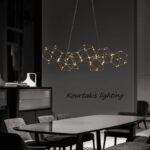 φωτιστικό led κρεμαστό μεταλλικό - nebula - Nova Luce