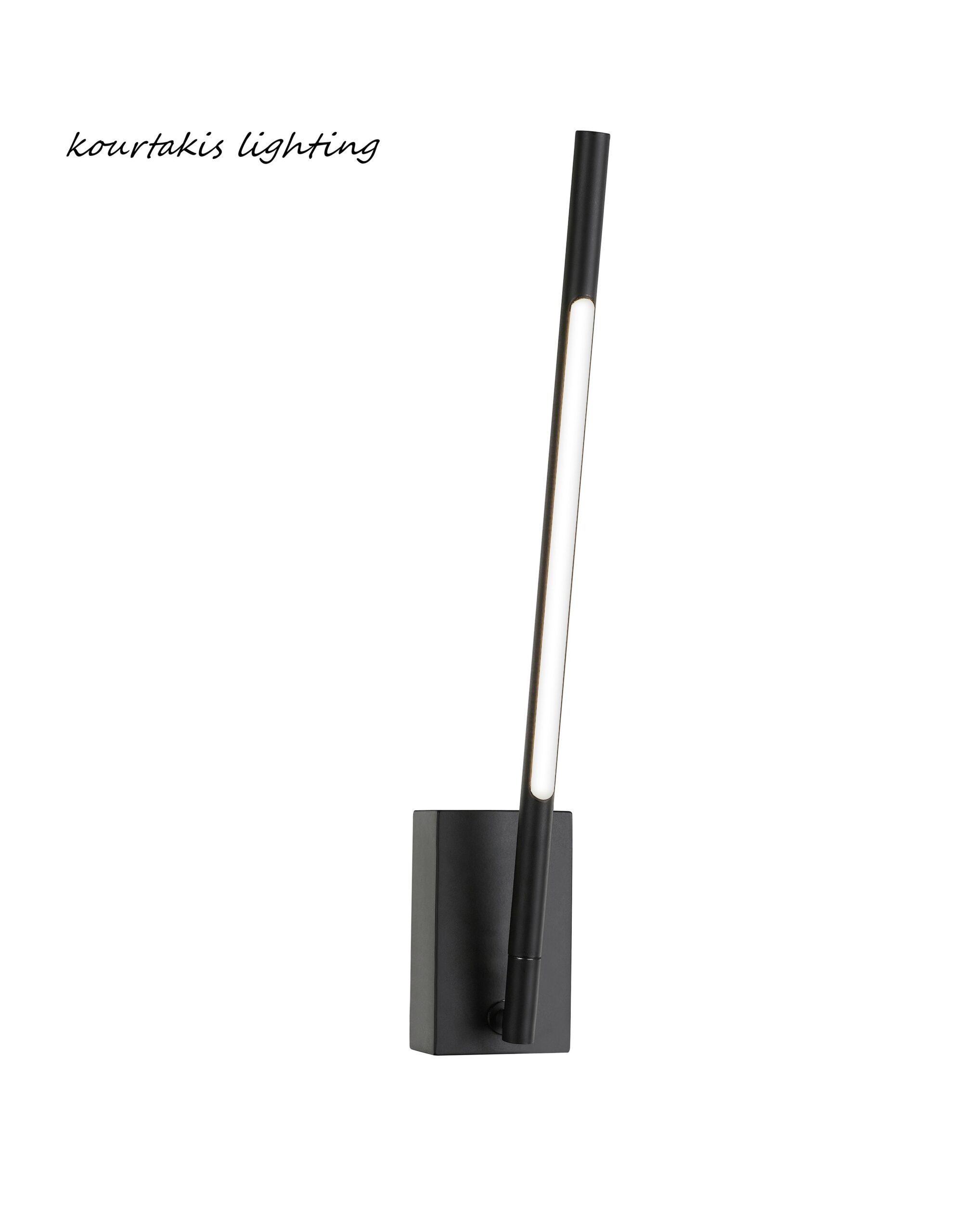 Φωτιστικό τοίχου led RACCIO - μαύρο - Nova Luce