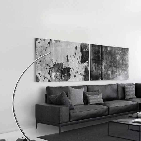 Φωτιστικό δαπέδου - Led - Μαύρο - BRETON - Nova luce