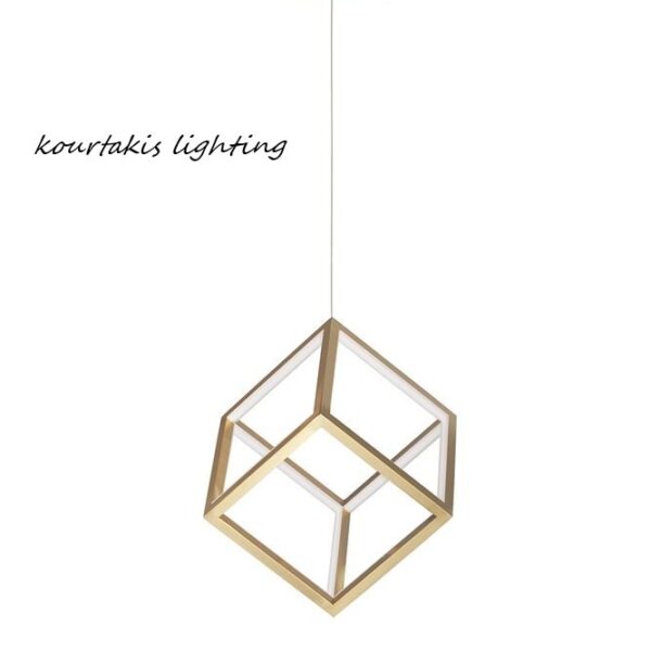 Κρεμαστό φωτιστικό οροφής - Χρυσό - GABBIA - Nova Luce