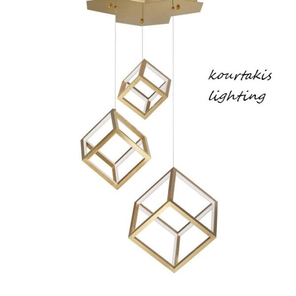 Κρεμαστό πολύφωτο οροφής -GABBIA - Nova Luce