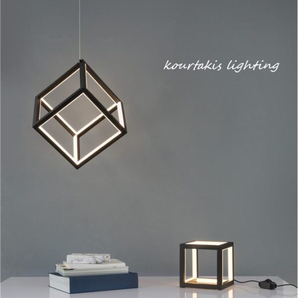 Κρεμαστό φωτιστικό οροφής - Μαύρο - GABBIA - Nova Luce