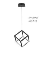 Κρεμαστό φωτιστικό οροφής - Μαύρο - GABBIA - Nova Luce