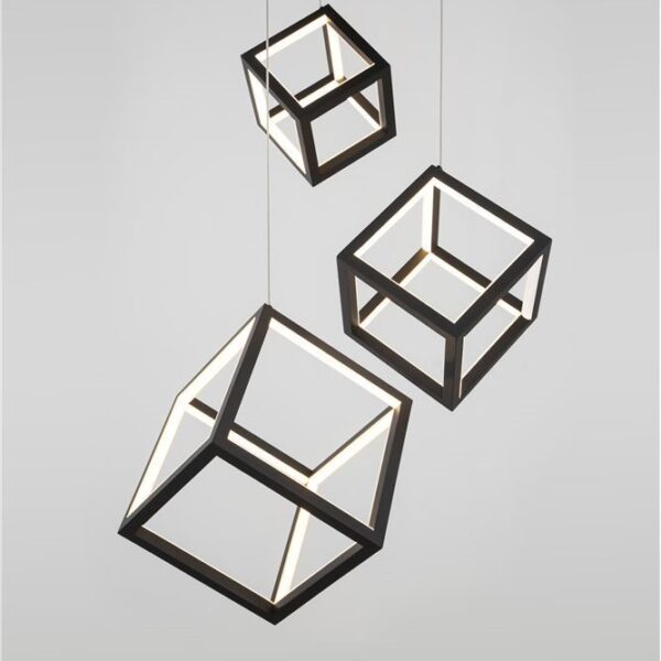 Κρεμαστό πολύφωτο οροφής - Μαύρο - GABBIA - Nova Luce