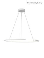 Κρεμαστό φωτιστικό οροφής - Άσπρο - BREDA - Nova Luce