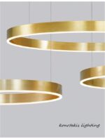 Κρεμαστό φωτιστικό - Χρυσό - MOTIF - Nova Luce