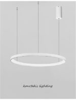 Κρεμαστό φωτιστικό - Λευκό - PERTINO - Nova Luce D58