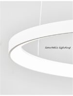 Κρεμαστό φωτιστικό - Λευκό - PERTINO - Nova Luce D58