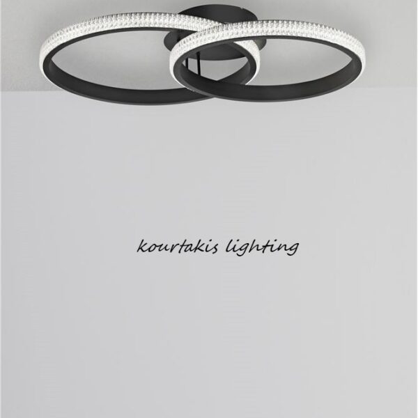 Φωτιστικο οροφής - NAGER - Nova Luce - 2 δαχτυλιδια