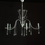 Πολυέλαιος  Πεντάφωτος Με Κρύσταλλα