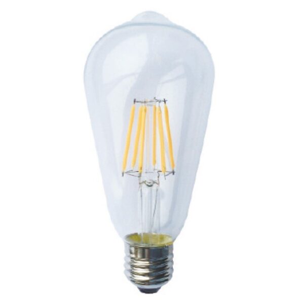 Led Λάμπα Ε27 6Watt Edison 590Lumen Θερμό Λευκό 2700Κ Ντιμαριζόμενη