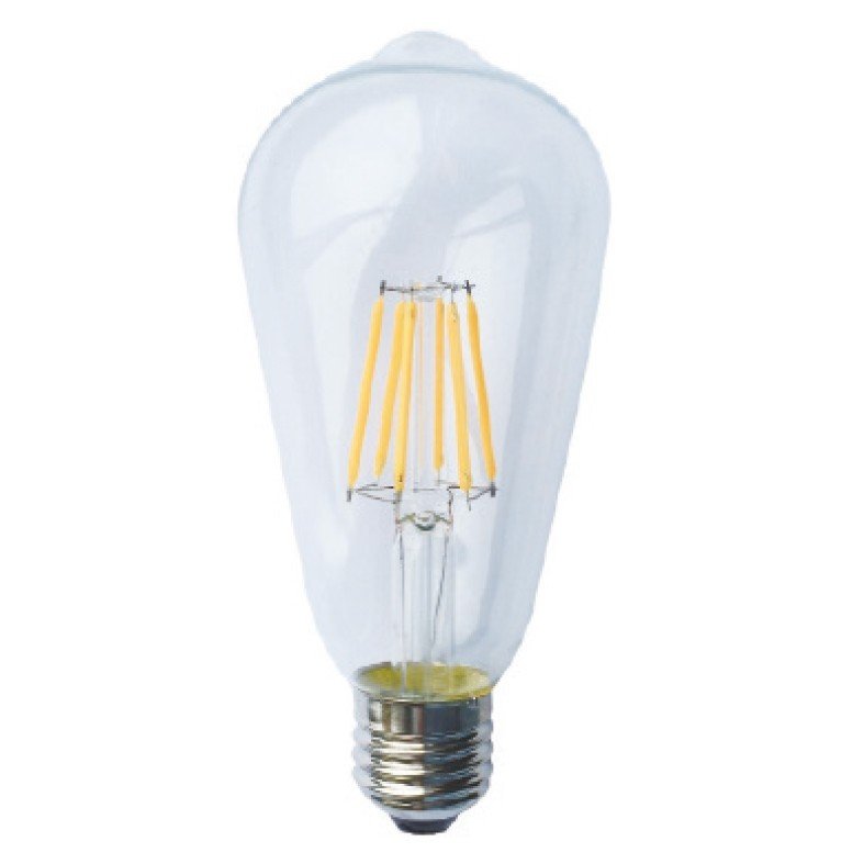 images Led Λάμπα Ε27 6Watt Edison 590Lumen Θερμό Λευκό 2700Κ Ντιμαριζόμενη