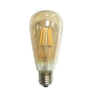 Led Λάμπα Ε27 6Watt Edison 590Lumen Θερμό Λευκό 2700Κ Ντιμαριζόμενη