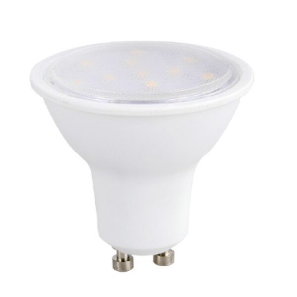 Led Λάμπα GU10 3Watt Ευρείας Δέσμης SMD 250Lumen Θερμό Λευκό 3000Κ Ντιμαριζόμενη