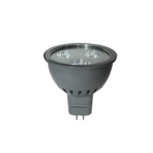 Led Λάμπα MR16 3x1Watt Στενής Δέσμης High Power 290Lumen Φυσικό Λευκό 4000Κ