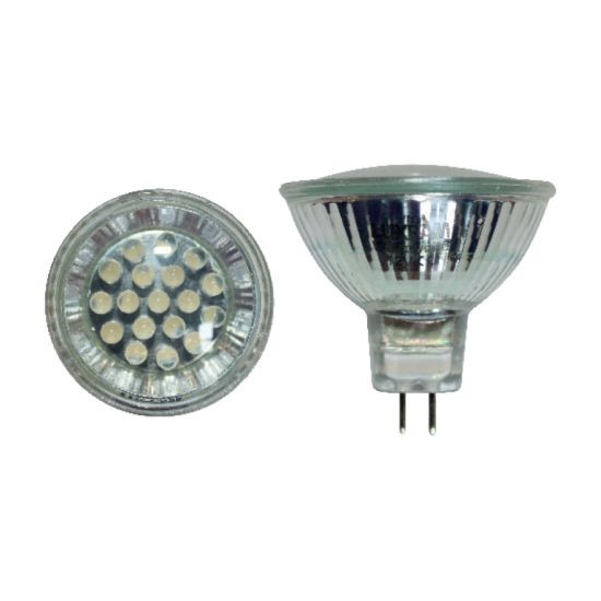 Led Λάμπα MR16 0.7Watt Ευρείας Δέσμης DIP Θερμό Λευκό 2700Κ