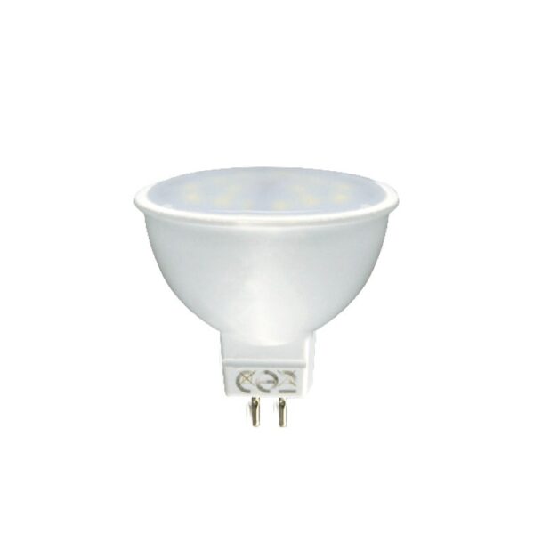 Led Λάμπα MR16 7Watt Ευρείας Δέσμης SMD 555Lumen Ψυχρό Λευκό 6000Κ