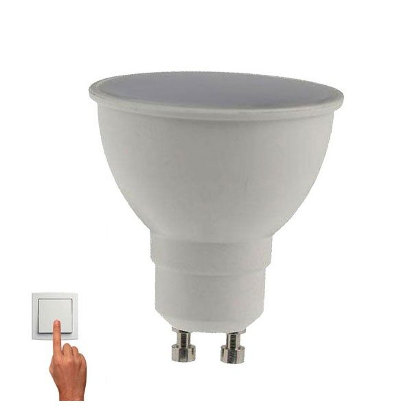 Led Λάμπα GU10 5Watt 390Lumen Φυσικό Λευκό 4000Κ Step Dimmable