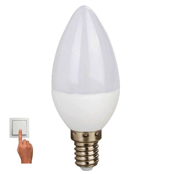 Led Λάμπα E14 5Watt Κεράκι Candle Smart Led 360Lumen Color Dimmable