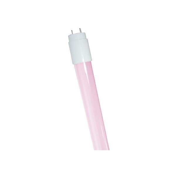 Led Λάμπα Φθορίου 9Watt T8 G13 Glass 800Lumen Pink